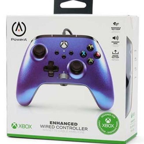 PowerA Xbox Enhanced Wired Controller for Xbox Series X|S - Nebula